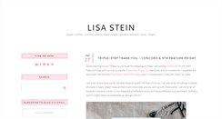Desktop Screenshot of lisastein.com