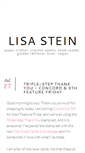Mobile Screenshot of lisastein.com